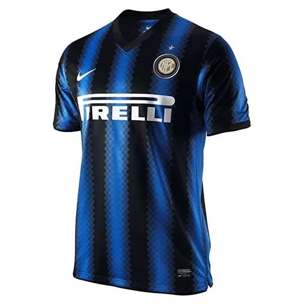 Camiseta Inter Milan Primera Equipo Retro 2010 2011 Azul